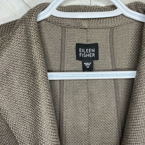 Eileen Fisher lightweight blazer suit jacket M - Picture 3 of 12